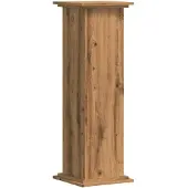 vidaXL Växtställ ek 33x33x100 cm konstruerat trä