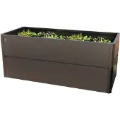PRIMEYARD Odlingslåda, 200 x 85 x 77 cm, stål, antracit metallic