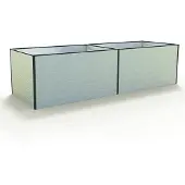 GFP Odlingslåda, 297 x 99 x 77 cm, aluminium anodiserad