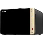 Qnap TS-664 - NAS-server - 6 fack - SATA 6Gb/s - RAID 0, 1, 5, 6, 10, 50, JBOD - RAM 8 GB - 2.5 Gigabit Ethernet - iSCSI support