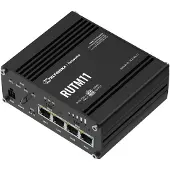 Teltonika RUTM11 - Trådlös router - WWAN 4-ports-switch - 1GbE, PPP - Wi-Fi 5 - Dubbelband - 3G, 4G - DIN-skenmonterbar, väggmonterbar, bordsmonterbar