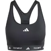 Adidas Sport Bh Techfit - Svart/vit Dam, storlek XS A-B