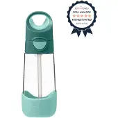 B.Box tritanflaska med sugrör 450 ml | Emerald Forest