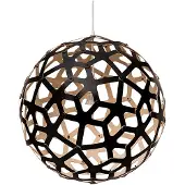 David Trubridge Taklampa , Svart, Vardagsrum, Bambu