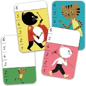 Djeco Kortspel - Bata-Miaou - - One Size - Kortspel