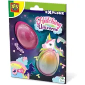 SES Creative - Explore - Hatching Egg - Enhörning - - One Size - Kreativt lekset