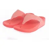 FitFlop Kvinnors Fit Flop Lulu Shimmerlux Tå-Post Sandaler i Korall
