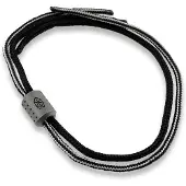 The James Brand The Alder ES215969-10 Grey Titanium, Black/BW, paracord lanyard with bead