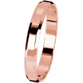 Kohinoor rött guld förlovningsring 3 mm 003-613P-185