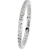 Kohinoor Rosa alliansring i vitguld med diamanter 933-260V-37B4-165