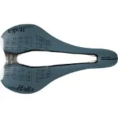 Selle Italia -sadel SLR BOOST GRAVEL TI316, Superflow L (L3), TI 316-skena, Fibra-Tek, Light Gel, 209 g, blå (NY)