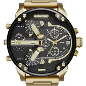 Diesel Analog klocka guld / svart