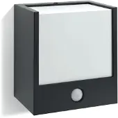 Philips myGarden Macaw - Vägglampa - LED - 3.5 W (motsvarande 30 W) - varmt vitt ljus - kub - svart