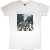 Ginza.se The Beatles: Ladies T-Shirt Dress/Abbey Road & Logo (White) (X-Small)