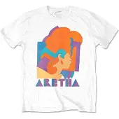Ginza.se Aretha Franklin: Unisex T-Shirt/Milton Graphic (White) (Large)