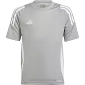 Adidas Tränings T-Shirt Tiro 24 - Grå/Vit Barn, storlek 128 cm