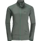 Jack Wolfskin Women's Kammweg Full Zip Picnic Green