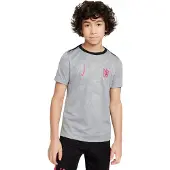 Nike Chelsea Tränings T-Shirt Dri-FIT Academy Pro Pre Match 3rd - Grå/Svart/Rosa Barn - , storlek XL: 158-170 cm
