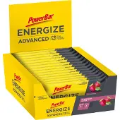 Powerbar Energize Advanced Energibar Låda Hallon 55g 15 Enheter