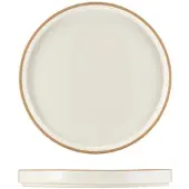 Genware Kava Vit Stengods Presentationsfat 25 Cm