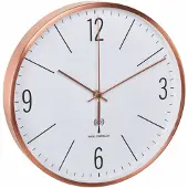 TFA-Dostmann 60.3534.51 DCF Väggklocka 30 cm x 45 mm Koppar Smygande urverk (tystgående)