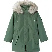 Name it Vinterjacka - NOOS - NkfMilla Parka - Agave Green - - 6 år (116) - Vinterjacka