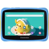 Blackview Tab 3 Kids, Blue, 7-inch HD 1024*600, 7731E Quad-core 1.3GHz, Front 0.3MP; Rear 2MP Camera, 2GB/32GB, 3280mAh battery, Doke 3.0 Go (Android 13), WiFi version, 802.11 b/g/n(2.4GHz), Bluetooth