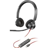 Poly Blackwire 3320, Kabel, Kontor/callcenter, 20 - 20000 hz, 130 g, Headset, Svart