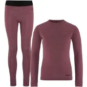 Craft Juniors' Core Wool Merino Set Rouge Melange
