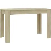 vidaXL Matbord Sonoma Ek 120x60x76 cm spånskiva