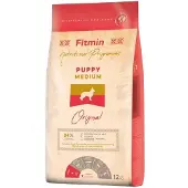 Fitmin hund medium puppy 12 kg för valpar av medelstora raser