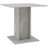 vidaXL Matbord betonggrå 80 x 80 x 75 cm spånskiva