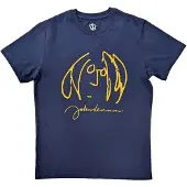 Ginza.se John Lennon: Unisex T-Shirt/Self Portrait (Navy Blue) (XX-Large)