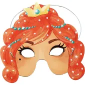 Adlibris Ansiktsmasker och skattjakt Prinsessor 5-pack Fridolin