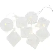 Sirius Home Juldekoration Sirius Home Nellie Garland Glass transparent 1500 m Boy/Girl AA