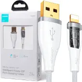 JOYROOM Kabel till USB-A / Lightning / 2,4A / 1,2m S-UL012A3 (vit)