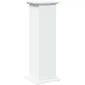 vidaXL Piedestal med förvaring vit 31x30x90 cm konstruerat trä