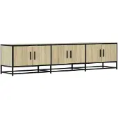 vidaXL Tv-bänk sonoma-ek 180x35x41 cm konstruerat trä