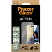 PanzerGlass Eyecare Displayskyddsglas Apple iPhone 16 Pro 1 st Anti-fingeravtryck, repbeständig 2866