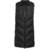 JDY Dunjackor JDYSKYLAR PADDED HOOD WAISTCOAT OTW kvinnor - Svart - EU S