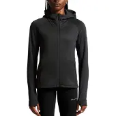 Craft Women's Adv Explore Power Fleece Hood Jacket Black