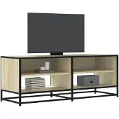 vidaXL TV-bänk, Sonoma ek, 120,5x40x46 cm