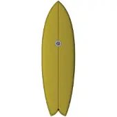 TSA Element Twin Fish Mustard 3f Future 5´10´´ Surfbräda