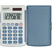 Sharp EL-243S - Fickkalkylator - 8 siffror - batteri, solcellspanel