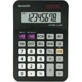 Sharp EL-330FBBK, Ficka, Grundläggande, 8 siffror, 1 linjer, Batteri/solcell, Svart