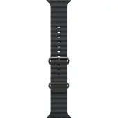 Apple - KlocKräm för smart klocka - 49mm - 130 - 200 mm - svart - för Watch Hermès Series 9, SE 3, Series 10, Series 11, Series 8, Series 9, Ultra ...