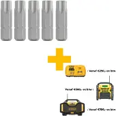 DeWalt Bits spår DT7259; T40; 25 mm; 5 st.