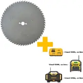 DeWalt Sågklinga för trä DT4338-QZ; 400x30x3,0 mm; Z60; 10°