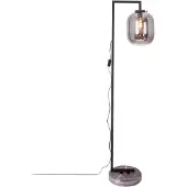 By Rydens Golvlampa , Leola, Svart, Vardagsrum, Glas
