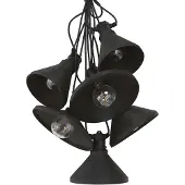 PR Home Daphne Ljusslinga 6st LED-lampor Svart 7,2m IP44